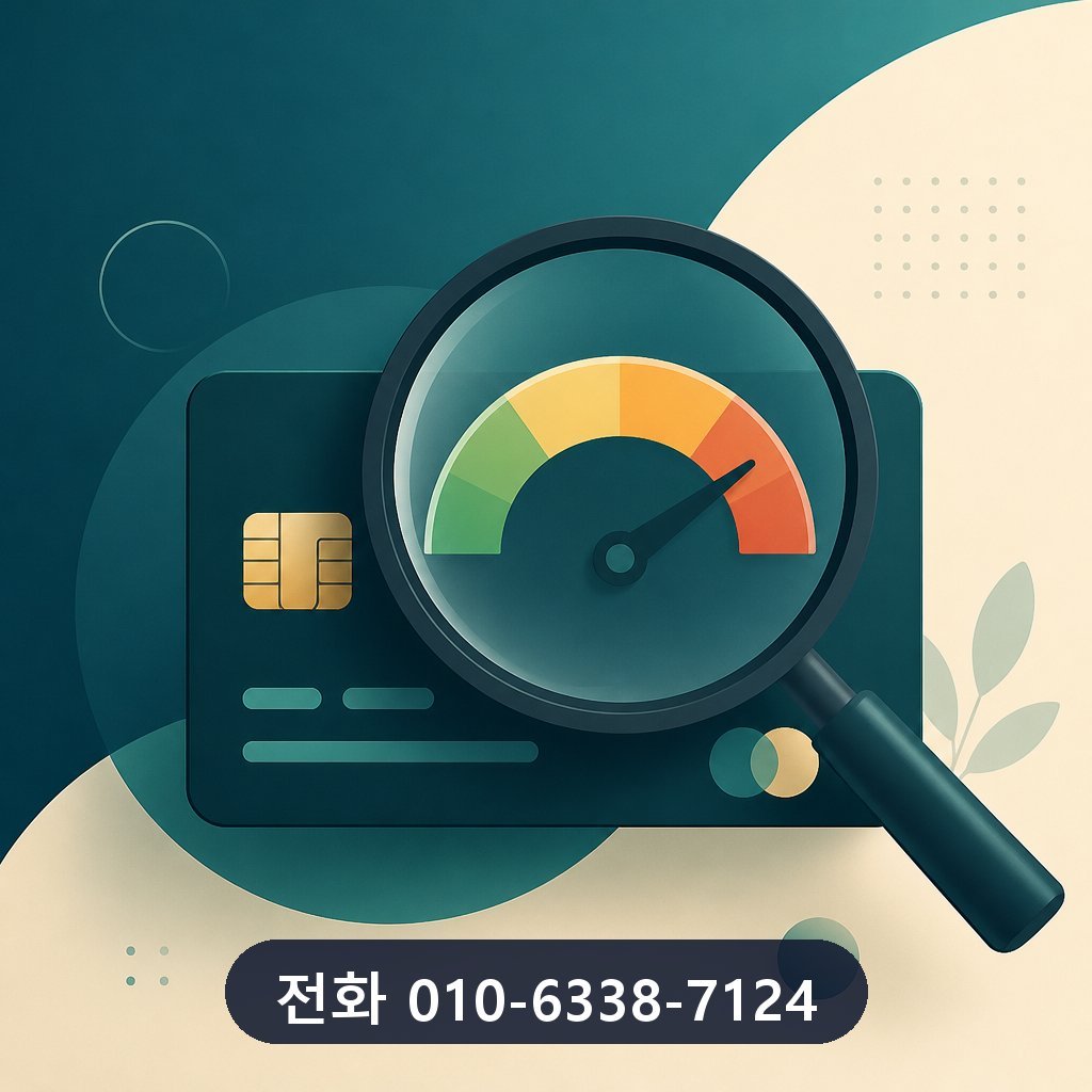 카드깡 최저 수수료 한도 확인 이미지 · 문의 010-6338-7124