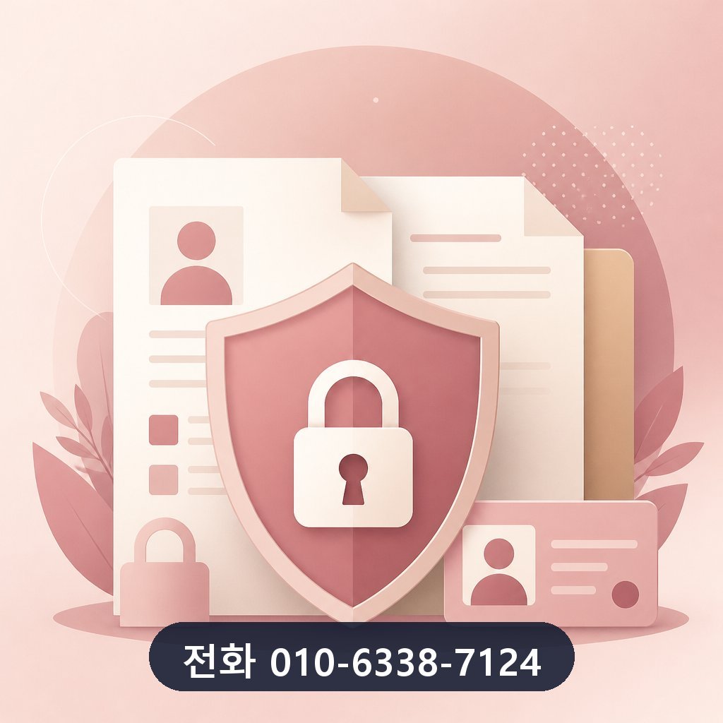 카드깡 최저 수수료 개인정보 보호 이미지 · 문의 010-6338-7124